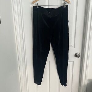 Joe's Jeans Black Velvet Lounge Pants